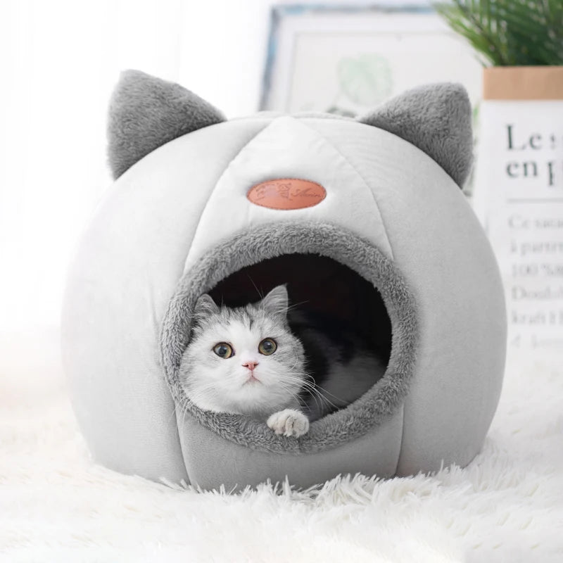 Removable Cat Bed Winter Warm Cat House