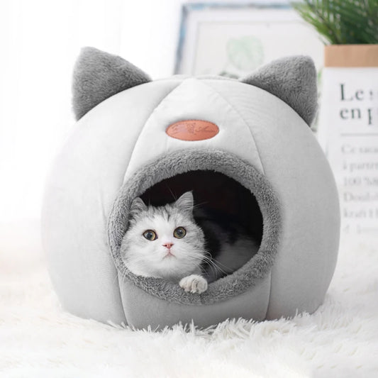 Removable Cat Bed Winter Warm Cat House