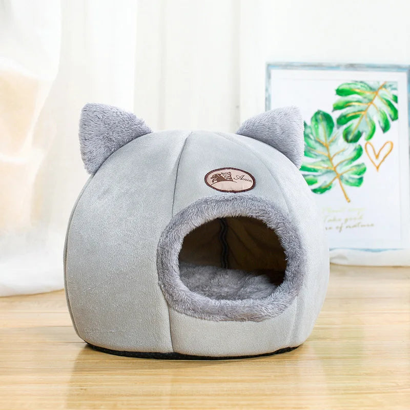 Removable Cat Bed Winter Warm Cat House