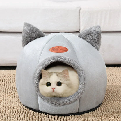 Removable Cat Bed Winter Warm Cat House