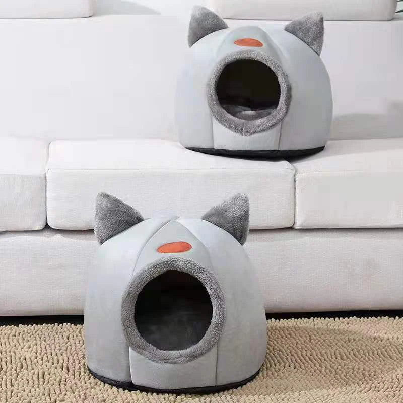 Removable Cat Bed Winter Warm Cat House