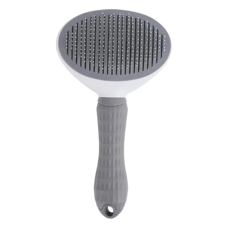 Pet Dog Brush & Cat Comb Self-Cleaning Grooming Tool