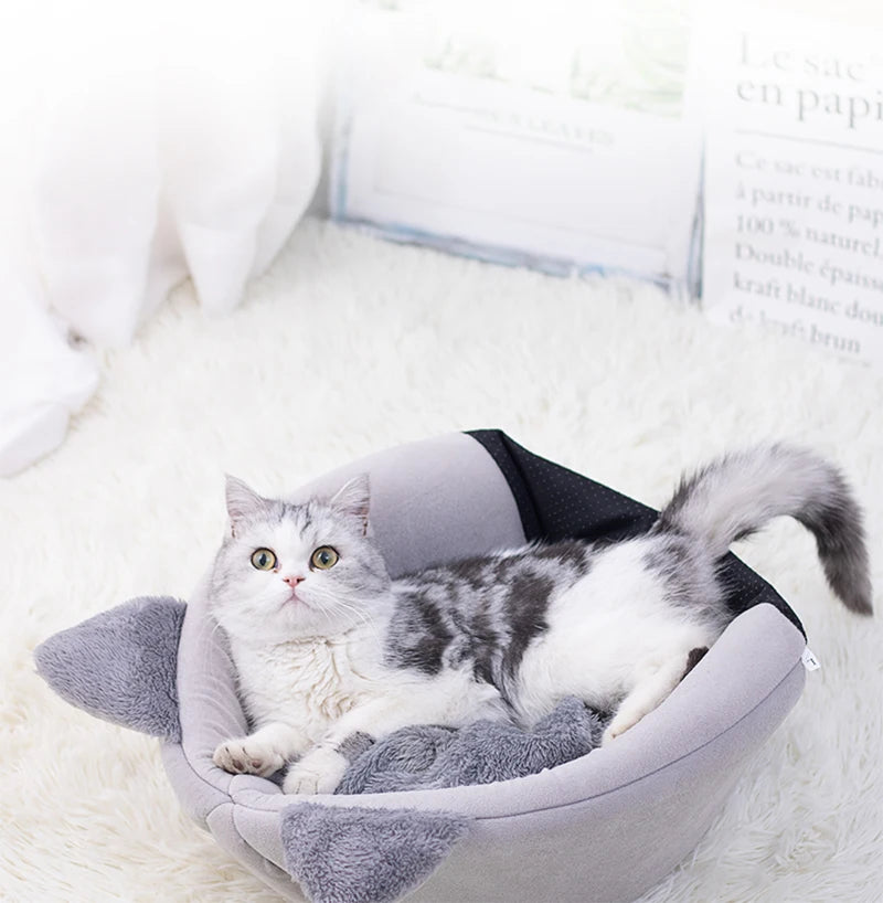 Removable Cat Bed Winter Warm Cat House