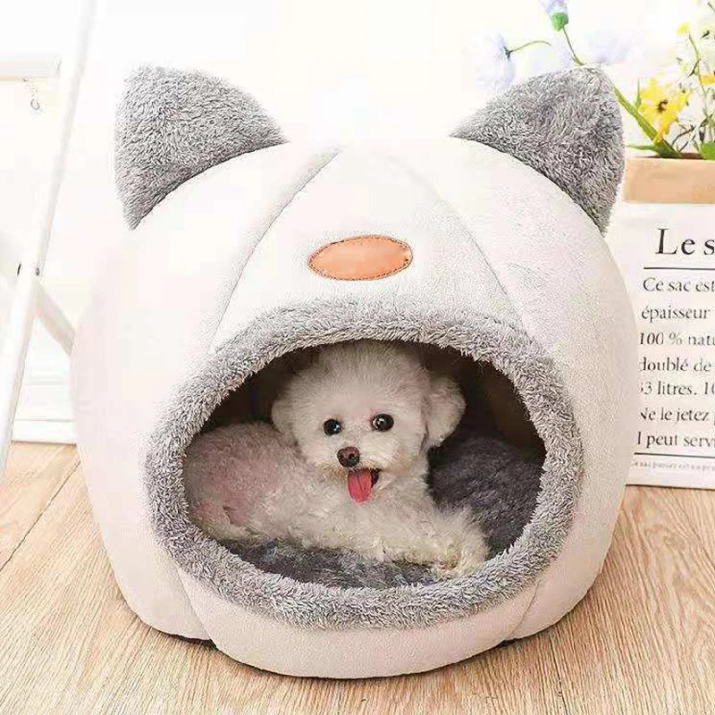 Removable Cat Bed Winter Warm Cat House