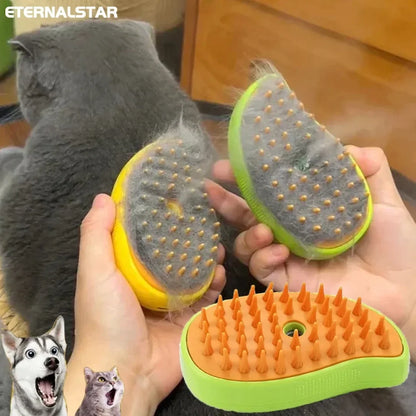 3-in-1 Cat Steamy Brush for Pets