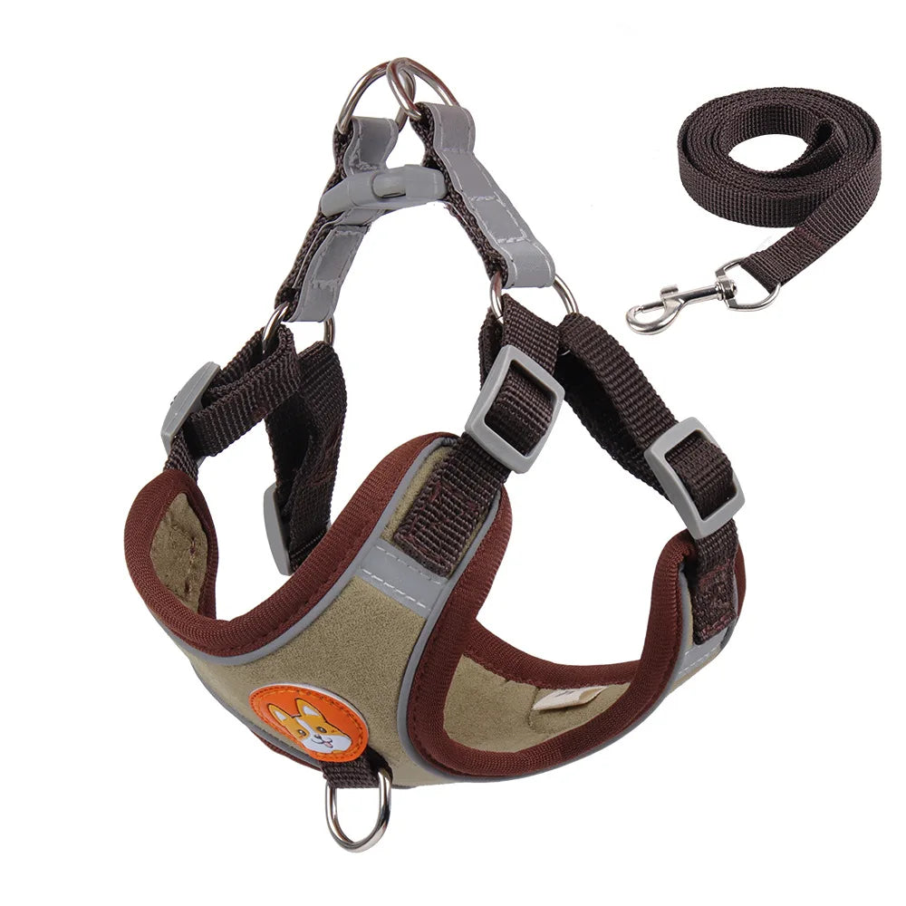 No Pull Pet Dog Harness and Leash Set