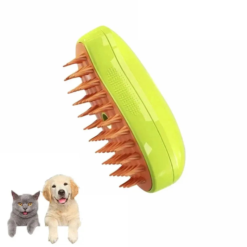 3-in-1 Cat Steamy Brush for Pets