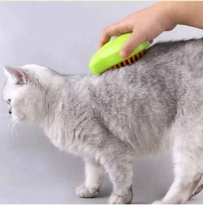 3-in-1 Cat Steamy Brush for Pets