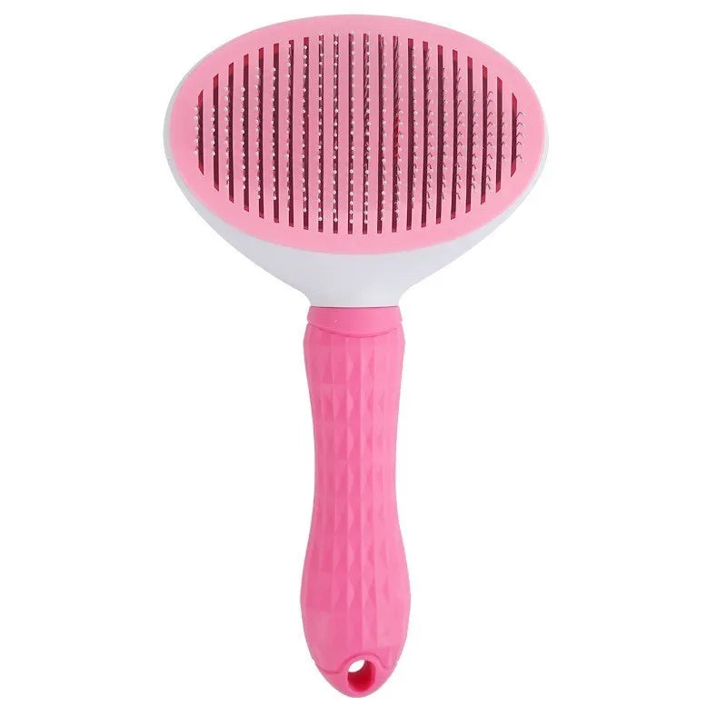 Pet Dog Brush & Cat Comb Self-Cleaning Grooming Tool