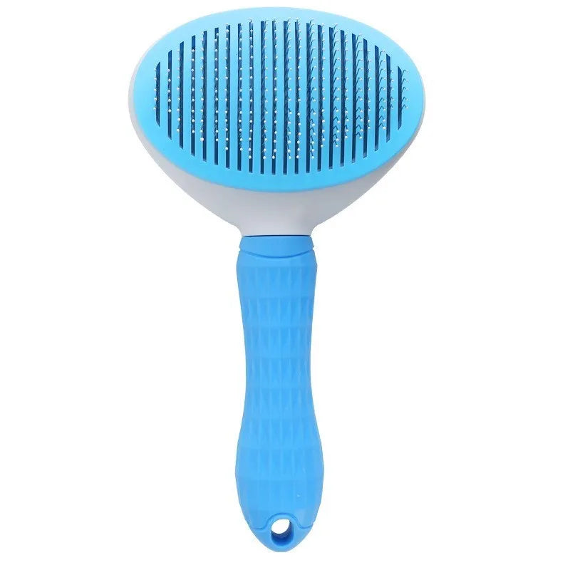 Pet Dog Brush & Cat Comb Self-Cleaning Grooming Tool