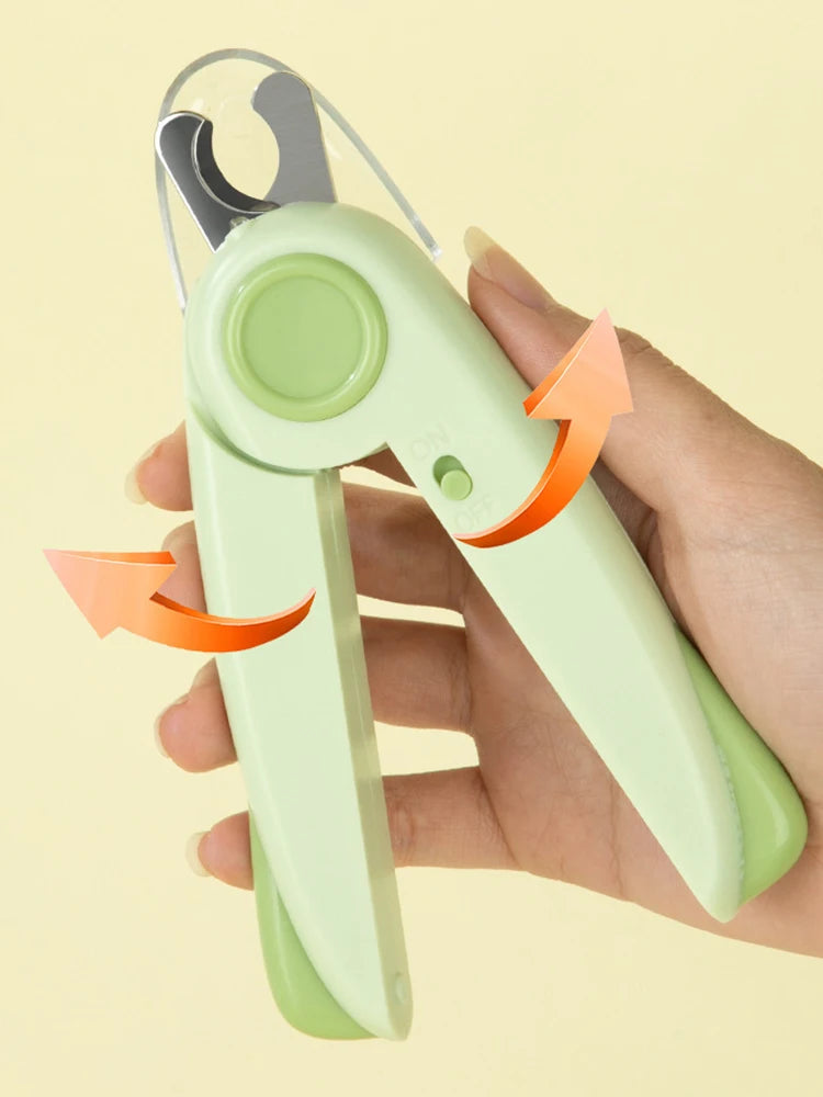 Pet Nail Clippers with LED Lights